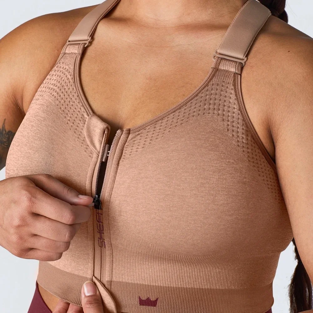 SHEFIT Women's Low Impact Tan Sports Bra